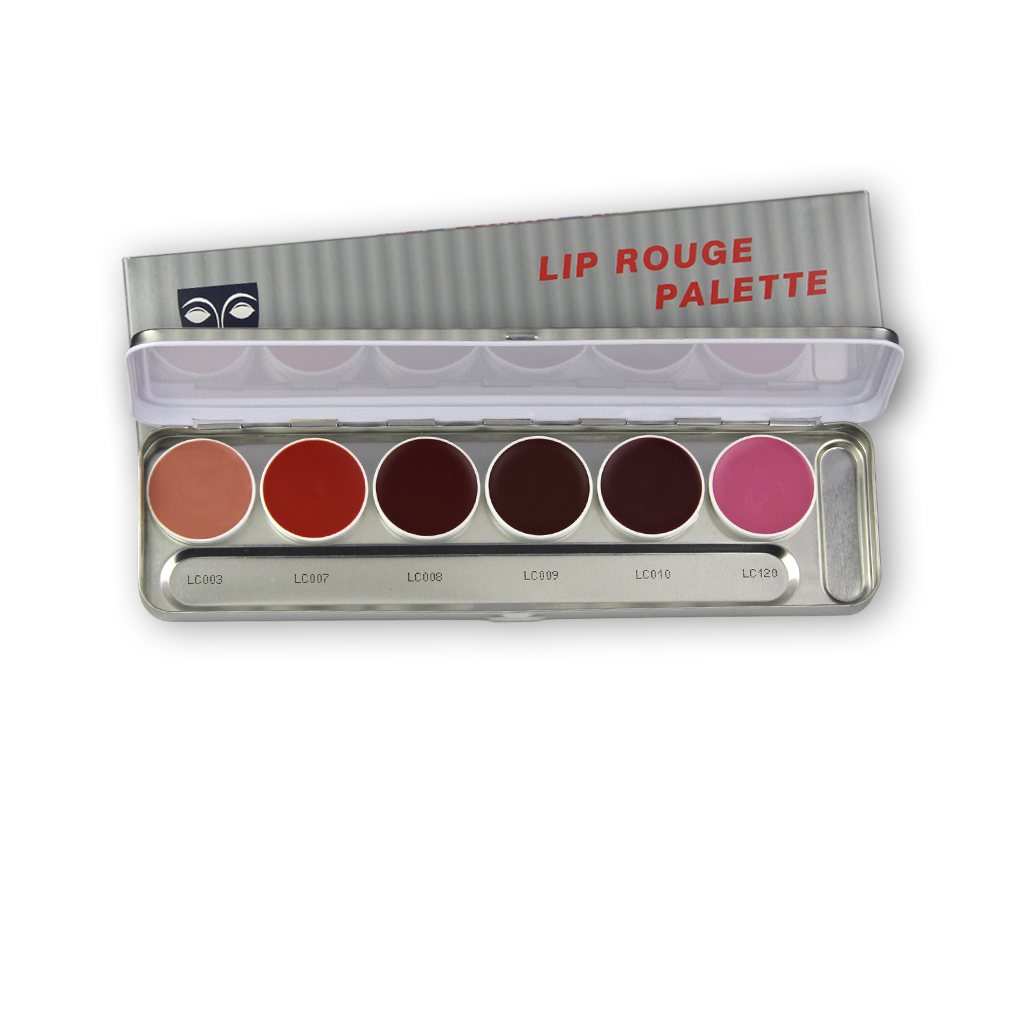 LipRouge Palette mit 6 Farben, Inhalt 20 ml