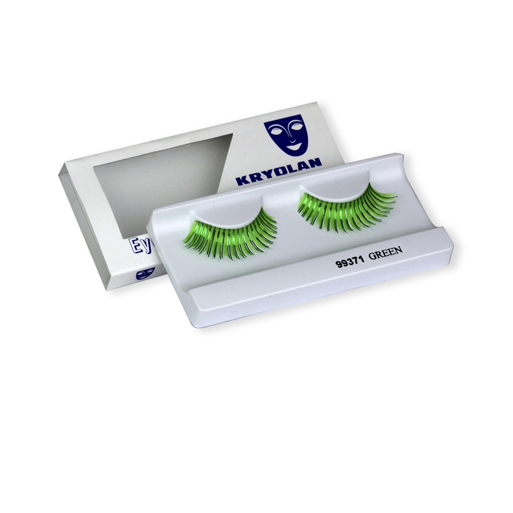 Glitterwimpern Green