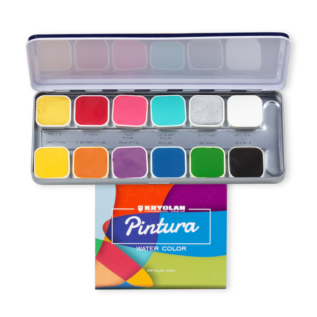 Pintura Water Color Palette 12 Farben 40ml