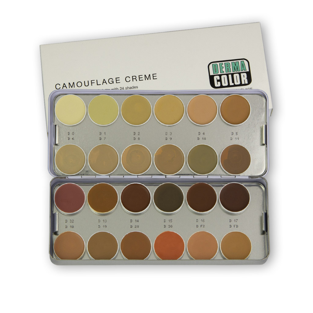 Camouflage Palette mit 24 Farben