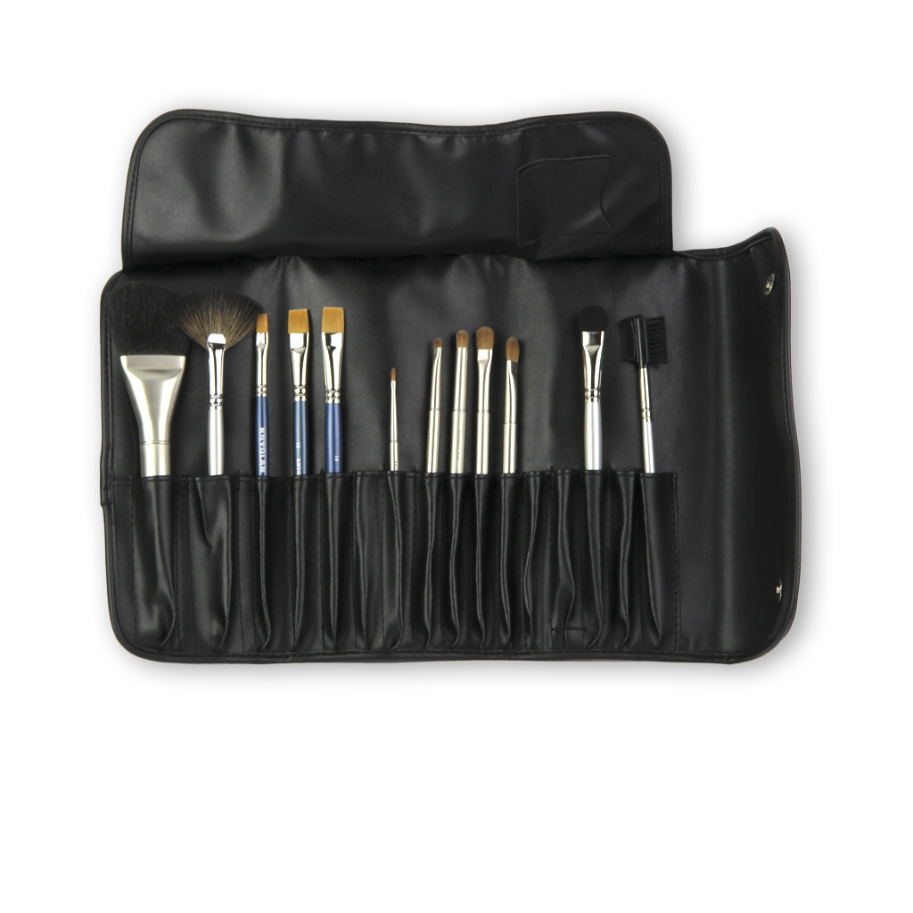 Pinseltasche mit Druckknopf 24x44cm