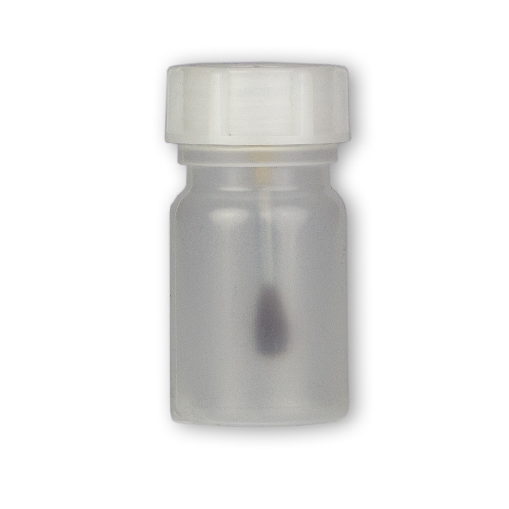 Leere Mastix Plastikflasche mit Pinsel 50ml