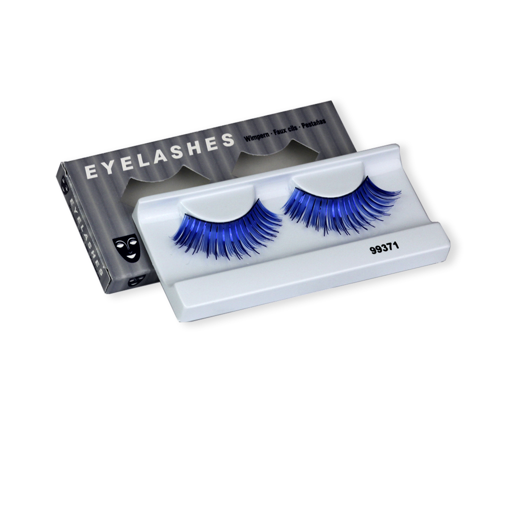 Glitterwimpern Blue