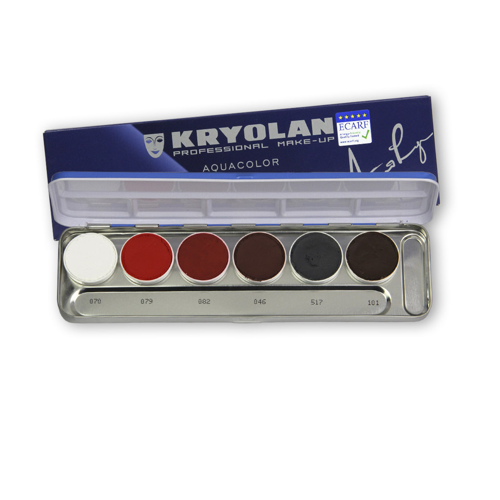 Aquacolor Palette 6 Farben, Inhalt 20 ml