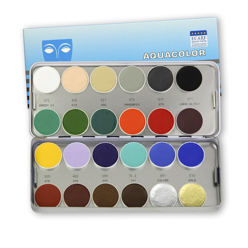 Aquacolor Palette 24 Farben