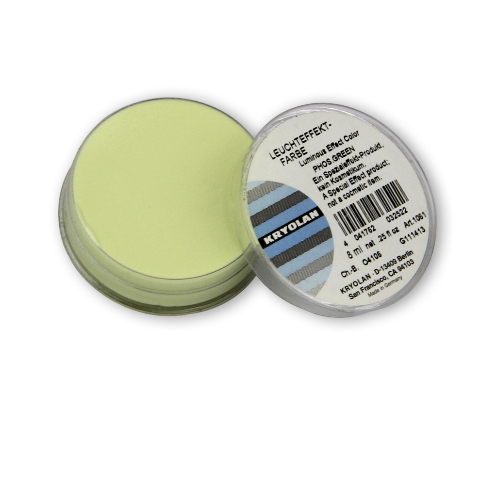 Leuchtschminke, phosphoreszierend, nachleuchtend 8 ml