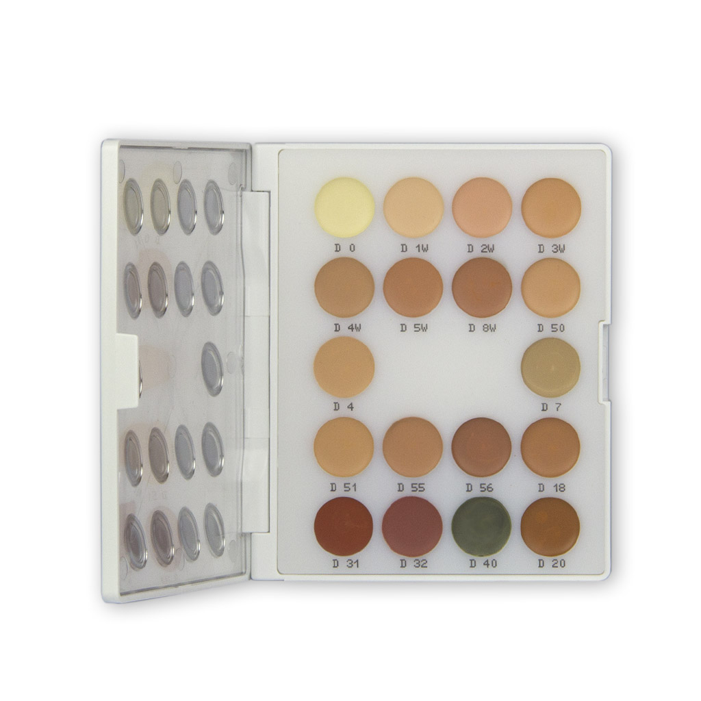 Camouflage Mini-Palette mit 18 Farben